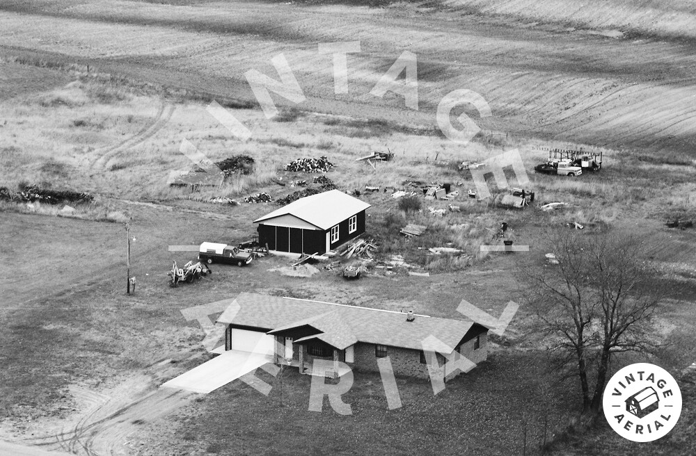 Vintage Aerial Indiana LaPorte County 1981 42JLAP14