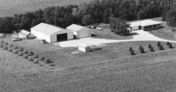 Vintage Aerial photo from 1981 in Cottonwood County, MN