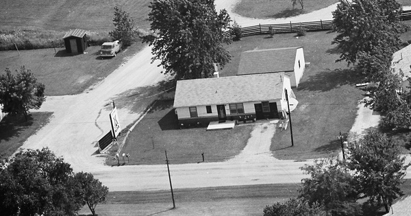 Vintage Aerial photo from 1980 in Tippecanoe County, IN