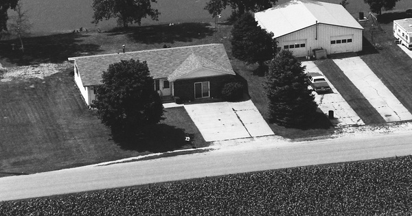 Vintage Aerial photo from 1993 in Starke County, IN