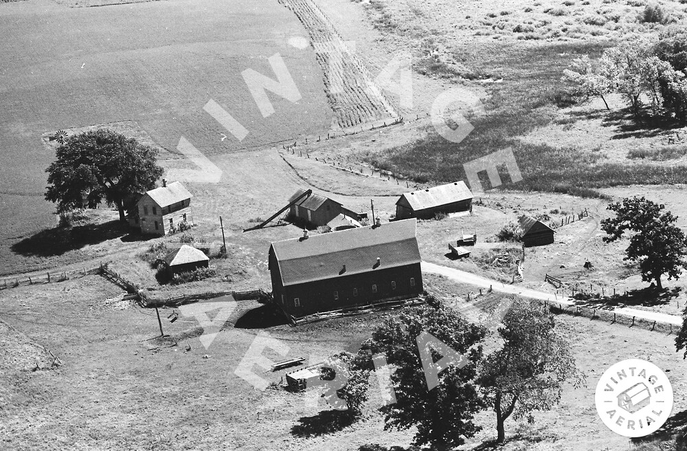 Vintage Aerial Minnesota Le Sueur County 1967 55MLE9