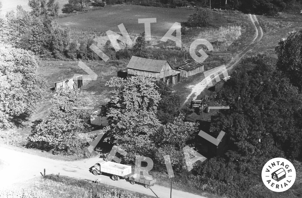 Vintage Aerial Indiana Pulaski County 1966 19BPU10