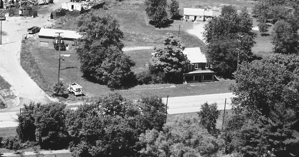 Vintage Aerial photo from 1986 in St. Clair County, MI