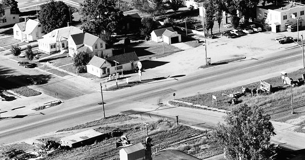 Vintage Aerial photo from 1971 in Martin County, MN