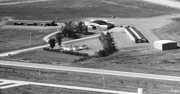 Vintage Aerial photo from 1983 in Pipestone County, MN