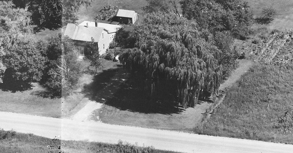 Vintage Aerial photo from 1990 in Oceana County, MI