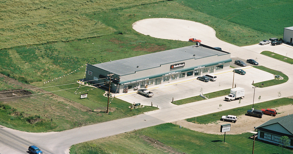 Vintage Aerial photo from 1998 in Dickinson County, IA
