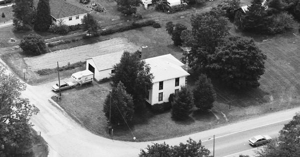 Vintage Aerial photo from 1985 in Lenawee County, MI