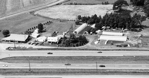 Vintage Aerial photo from 1992 in Frederick County, MD