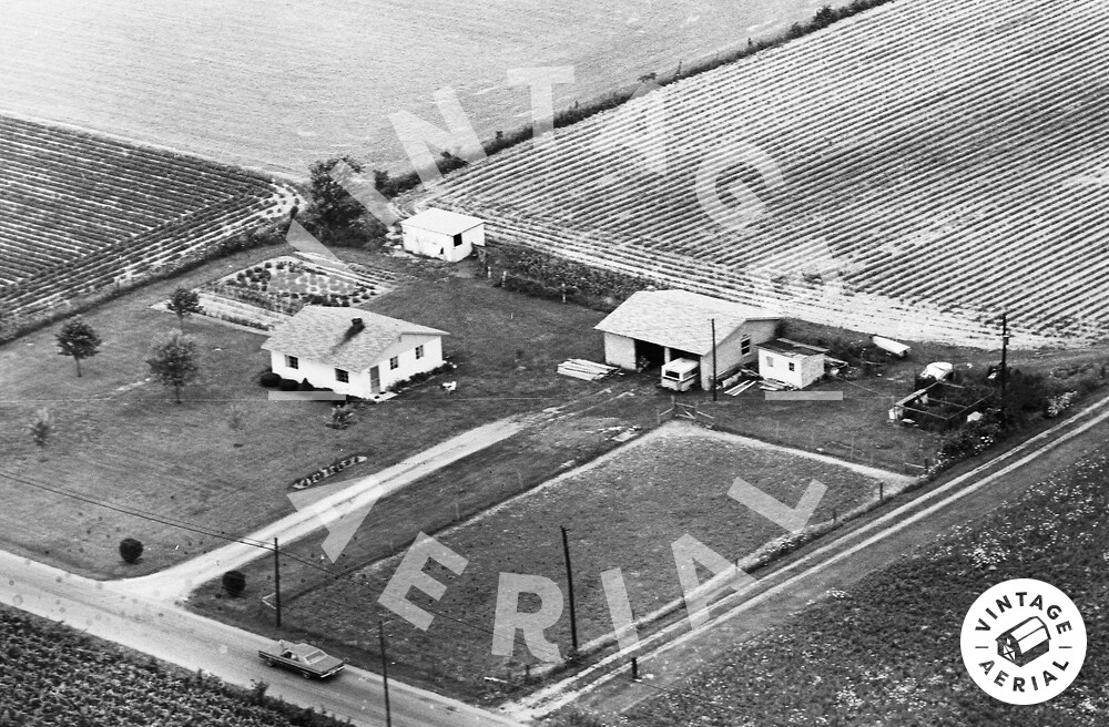 Vintage Aerial Indiana Johnson County 1970 41KJO19