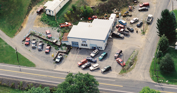 Vintage Aerial photo from 2002 in Huntingdon County, PA
