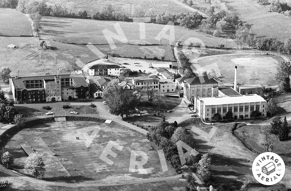 Vintage Aerial Virginia Augusta County 1966 40LAU15