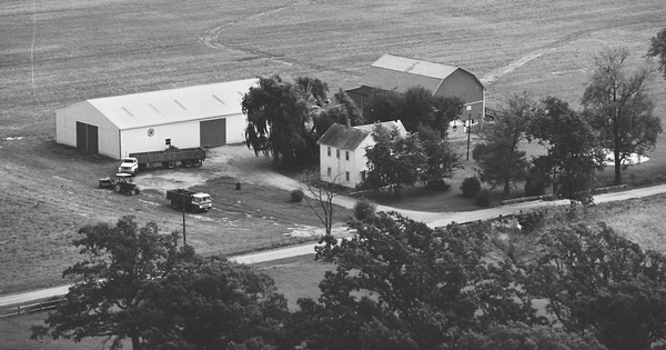 Vintage Aerial photo from 1980 in Sandusky County, OH