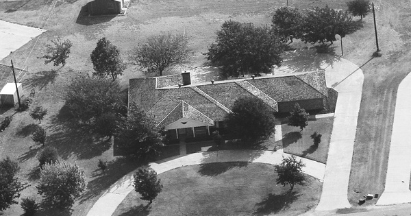 Vintage Aerial photo from 1983 in Collin County, TX