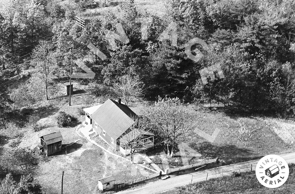 Vintage Aerial Virginia Pulaski County 1963 13APU34