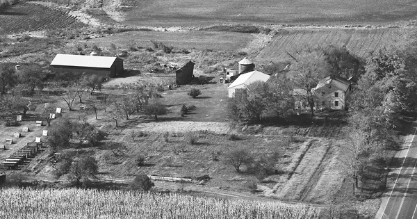 Vintage Aerial photo from 1978 in Mahoning County, OH