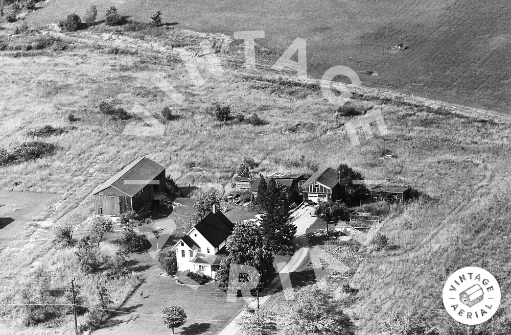 Vintage Aerial Ohio Geauga County 1965 18IGE32