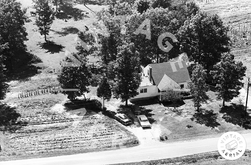 Vintage Aerial North Carolina Guilford County 1963 63BGU18