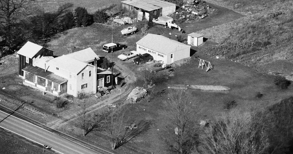 Vintage Aerial photo from 1988 in Madison County, NY