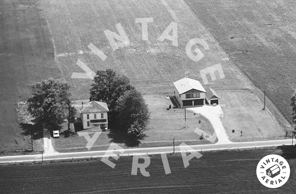 Vintage Aerial Ohio Morrow County 1968 22OMO15