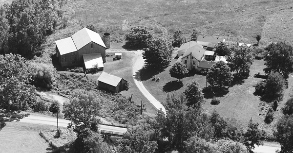 Vintage Aerial photo from 1968 in Clark County, OH